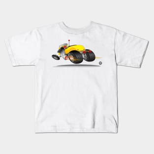 Back Roadster Yellow Kids T-Shirt